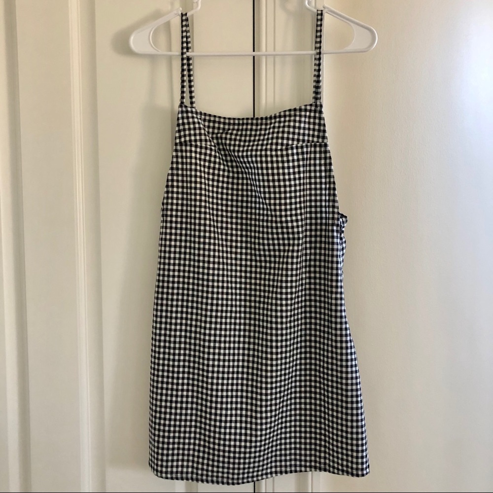 Posse Gingham mini dress: Size XS